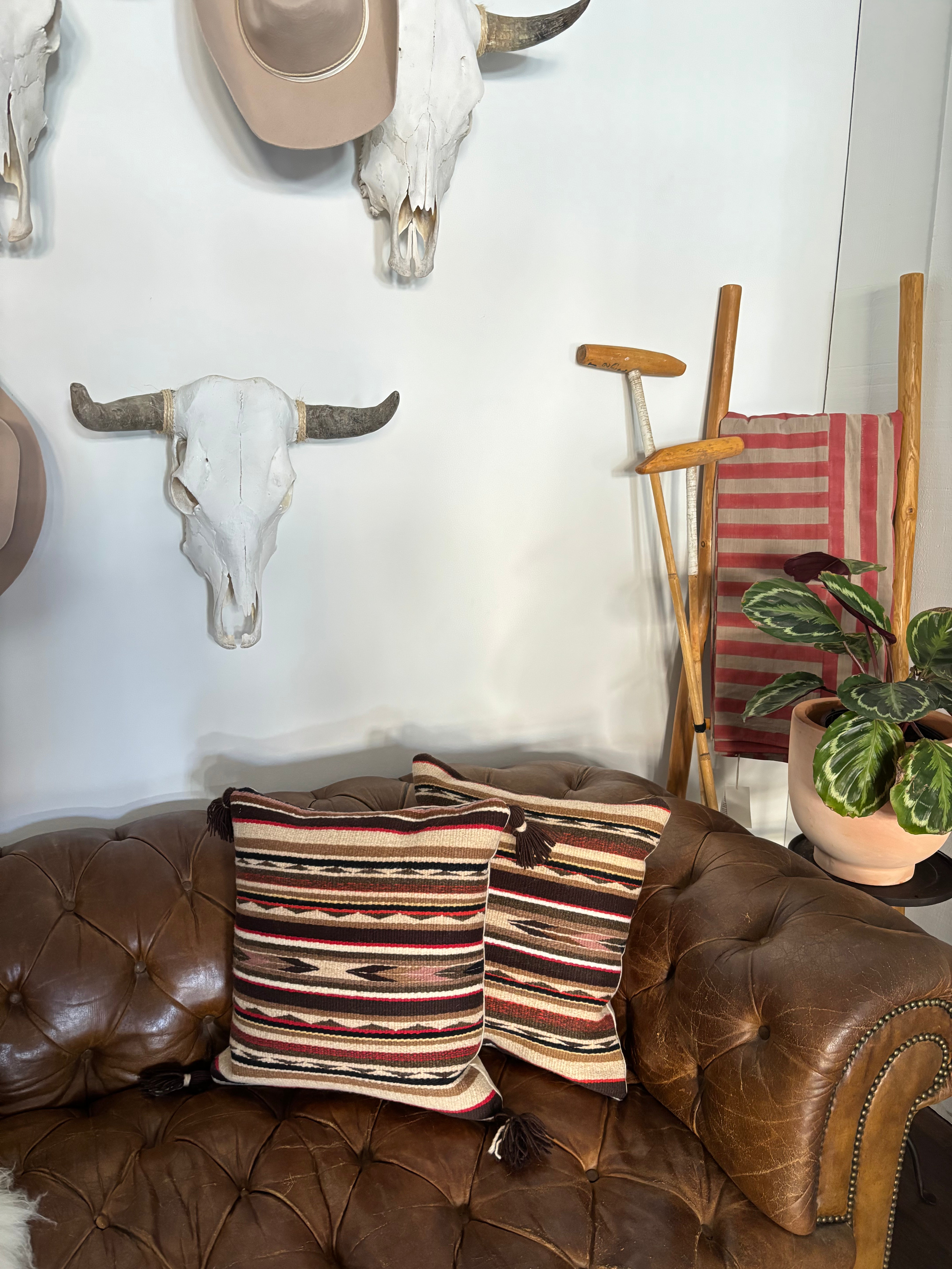 Navajo Rug Pillow | weaving by Fannie Foster