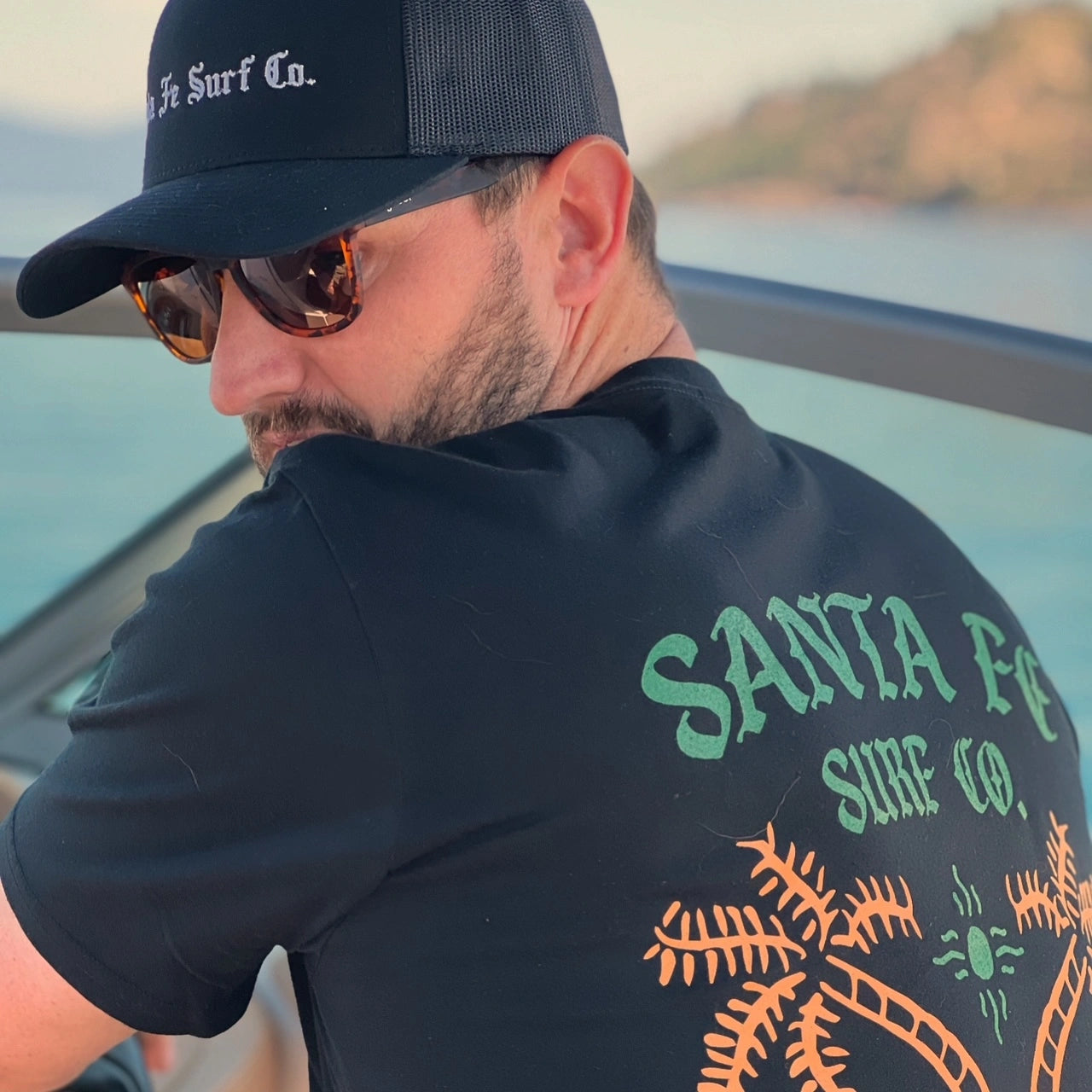 Twin Palms T-Shirt | Santa Fe Surf Co.