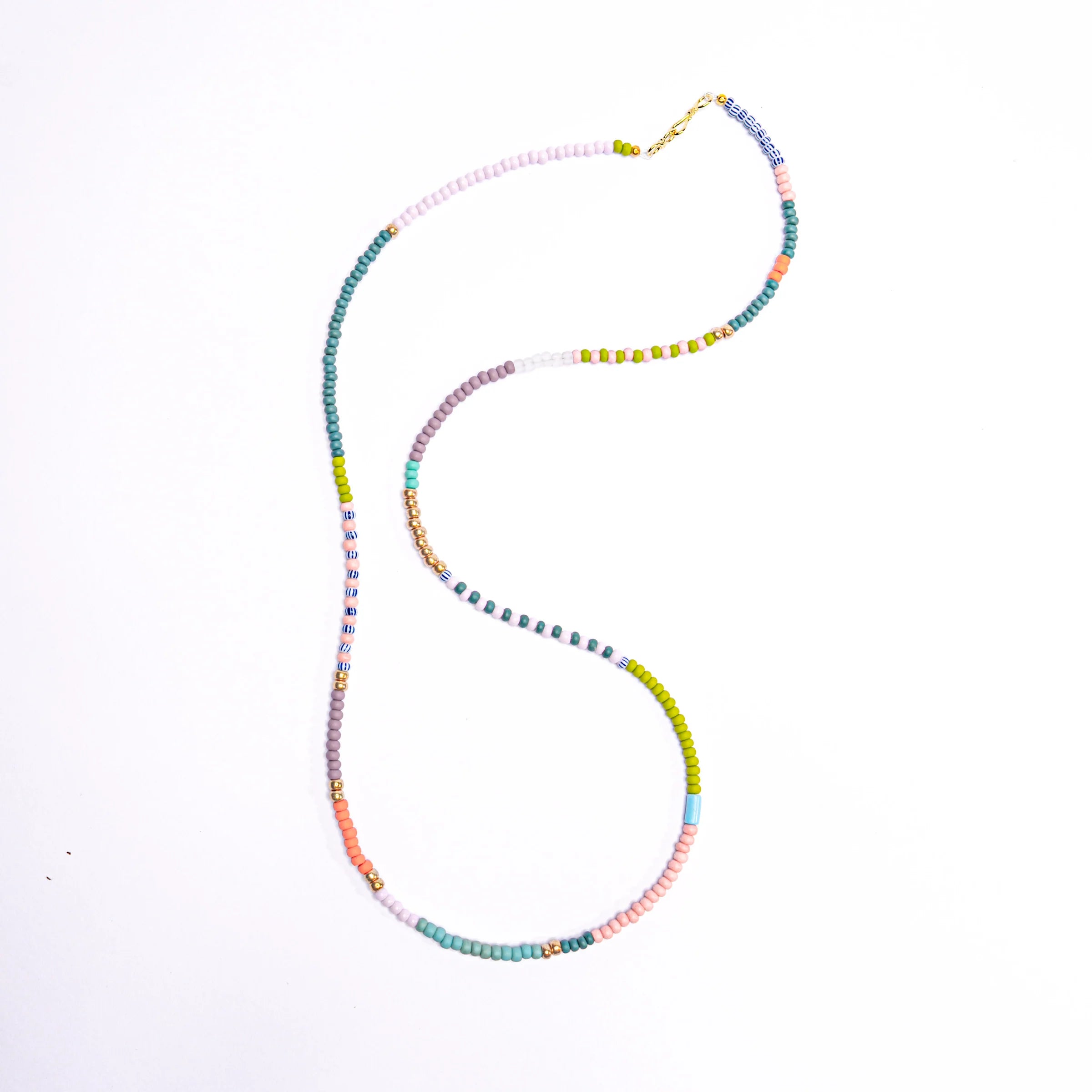 Thin Mixed Media Necklace